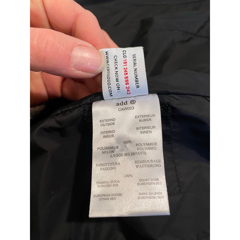 ADD ICON 10 Pillow Collar Hooded 95/5 Down Puffer black women’s Coat Jacket US 4 - Picture 4 of 13